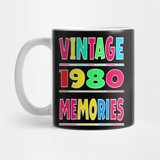 Vintage 1980 Memories Mug